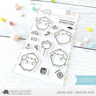 Mama Elephant Clear Stamps - Zodiac Dog